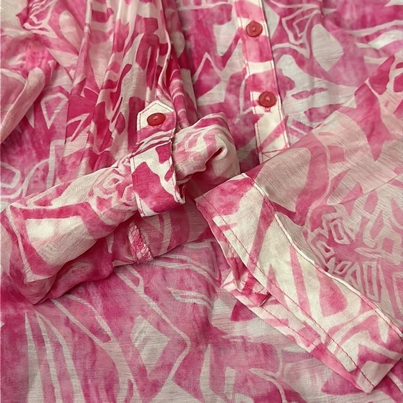 NWT Grand & Greene pink tunic top shirt size XL - Picture 15 of 16